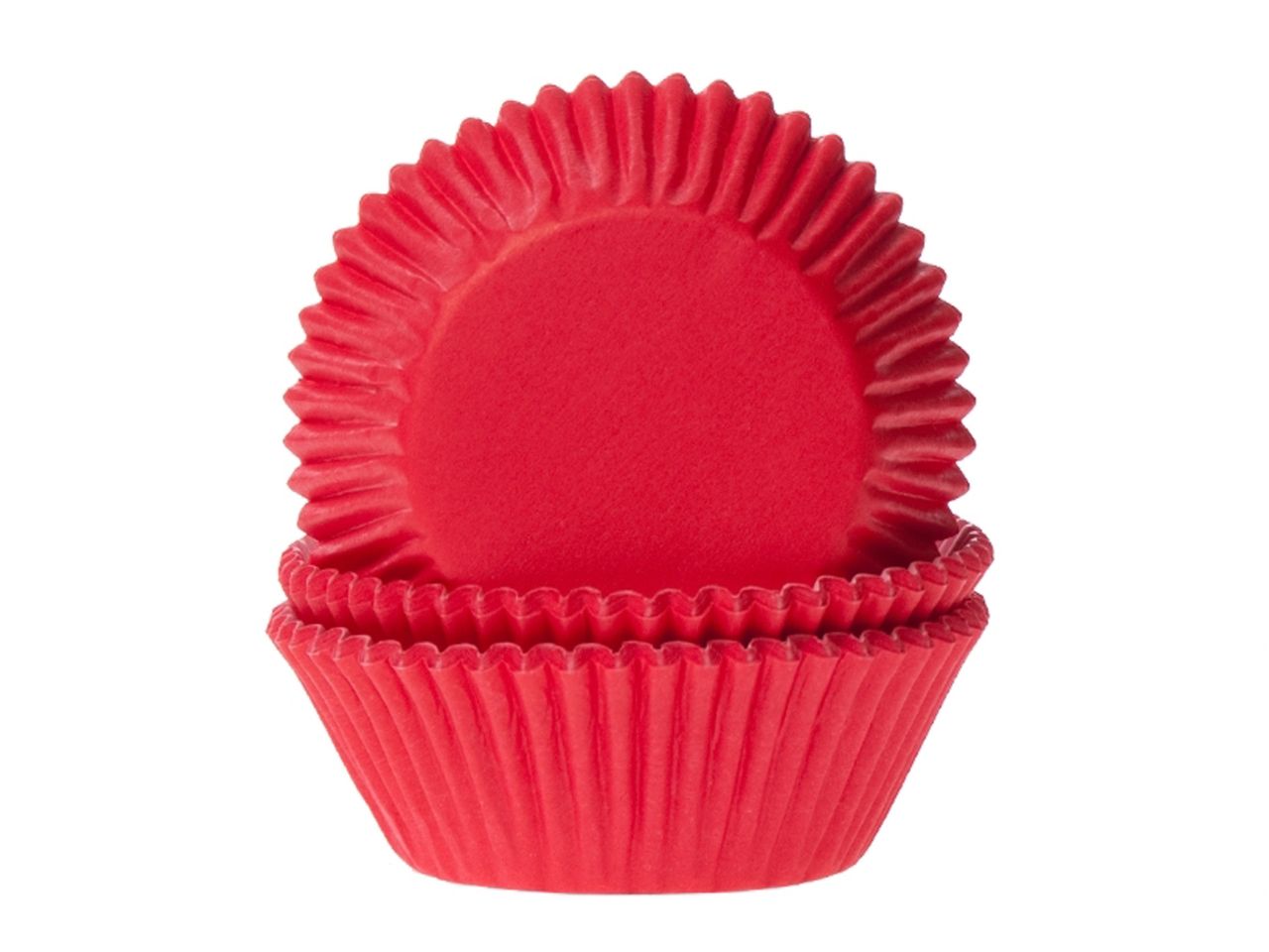 HOM Cupcake Cups - Rot - 50 Stück