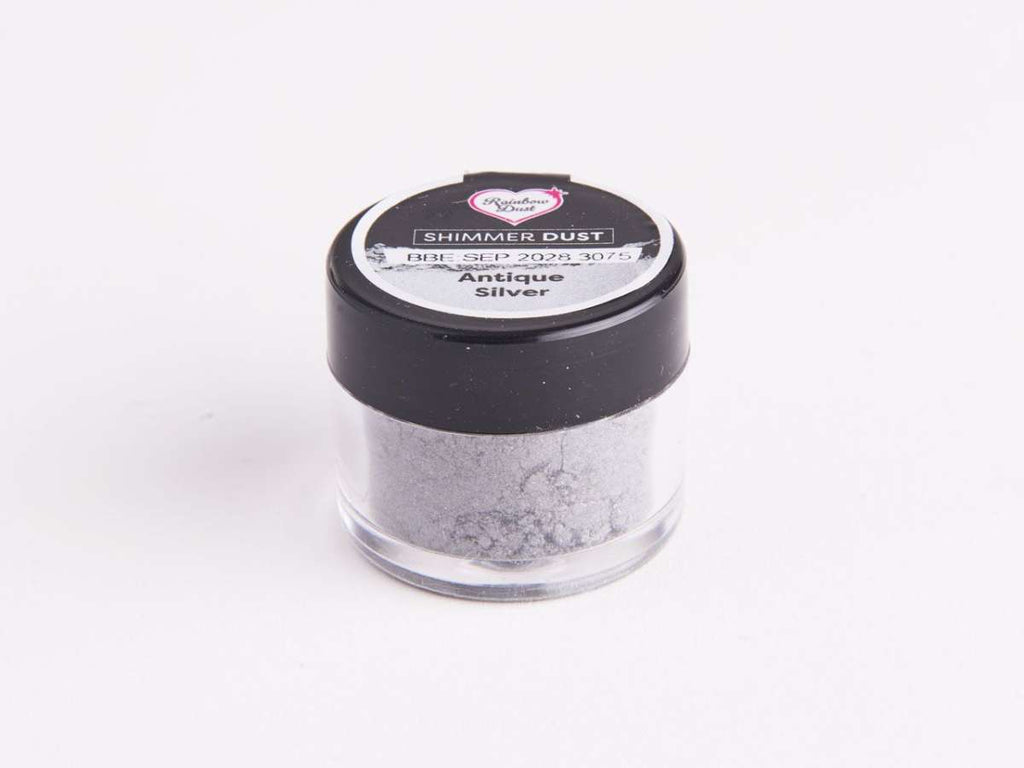 RD Essbares Puder-Metallic Antique Silber