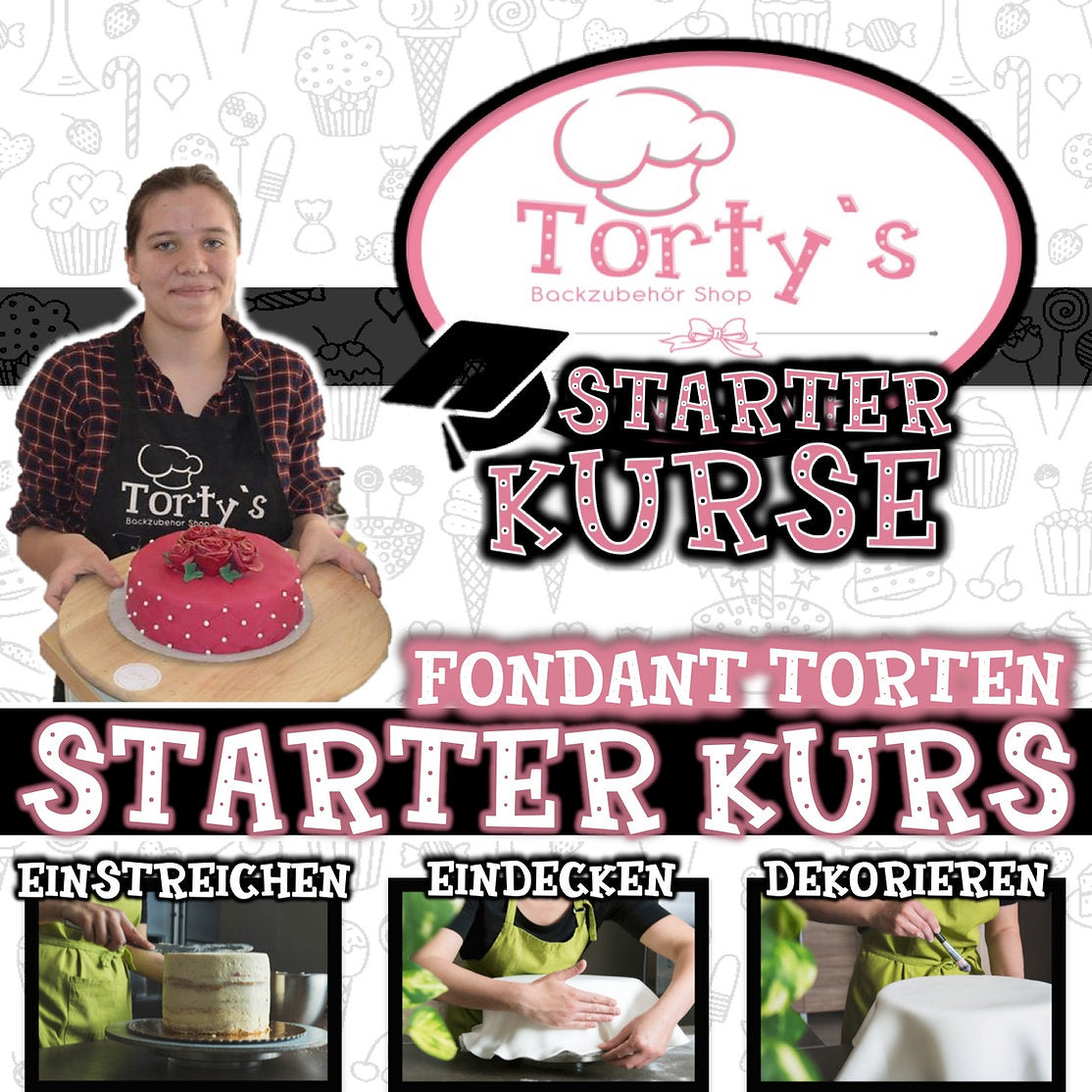 KURS - Fondant Torten Starter - SO 14.09.25