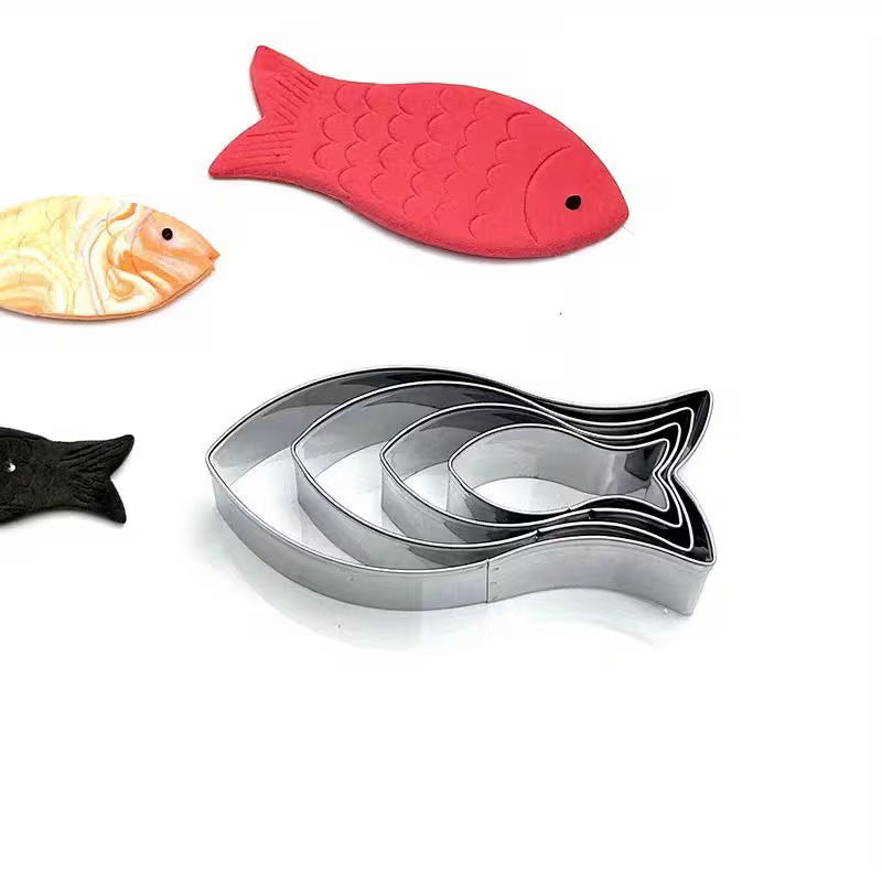 4er-Set Kleine Fisch-Ausstecher