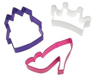 Wilton Ausstechform Schloss, Schuh und Krone