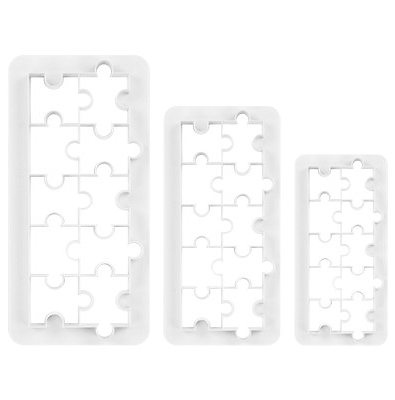 PME GEOMETRISCHER MULTICUTTER - PUZZLE, SET AUS 3 STÜCK