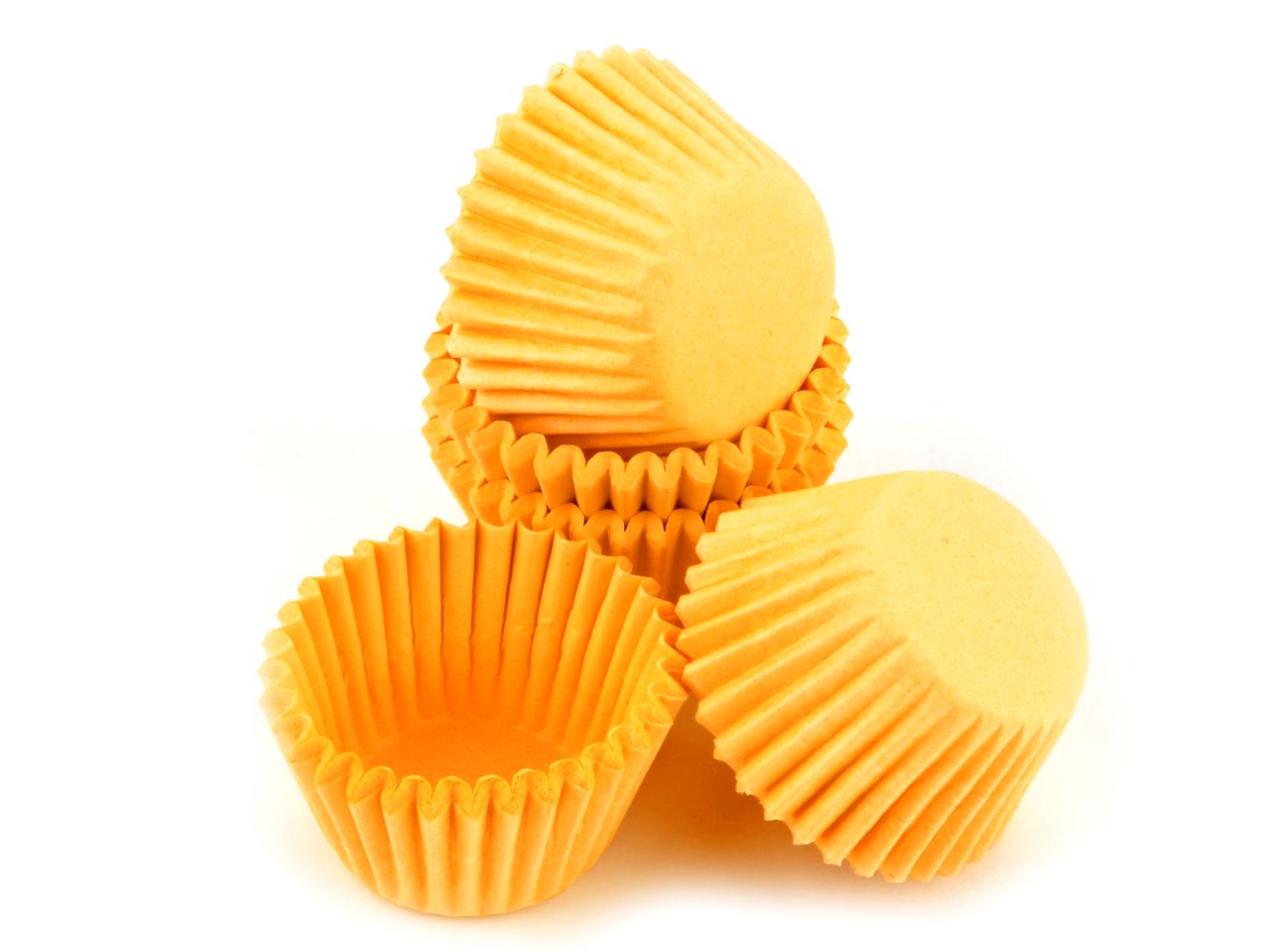 CM Pralinenkapseln 25mm gelb 100 Stück