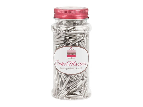 CM Metallic - Silber Zucker-Stäbchen 80g