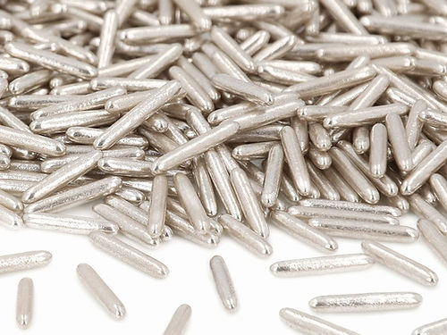 CM Metallic - Silber Zucker-Stäbchen 80g