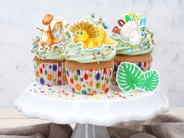 Cake-Masters Wafer Paper Dinosaurier 16 Stück vorgestanzt