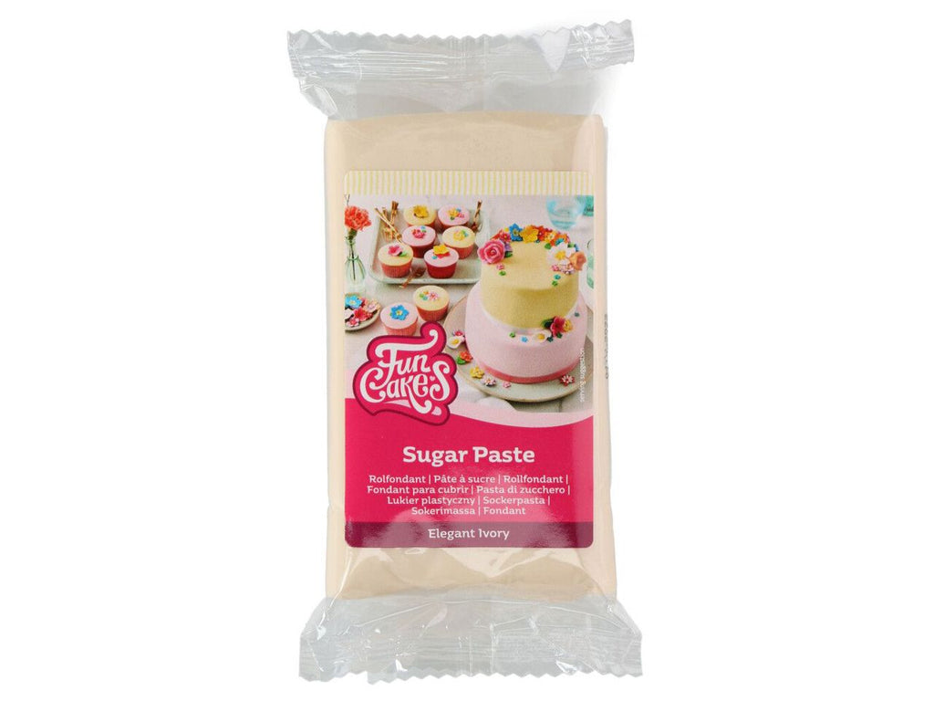 Funcakes - Fondant - Ivory - Elfenbein 1kg