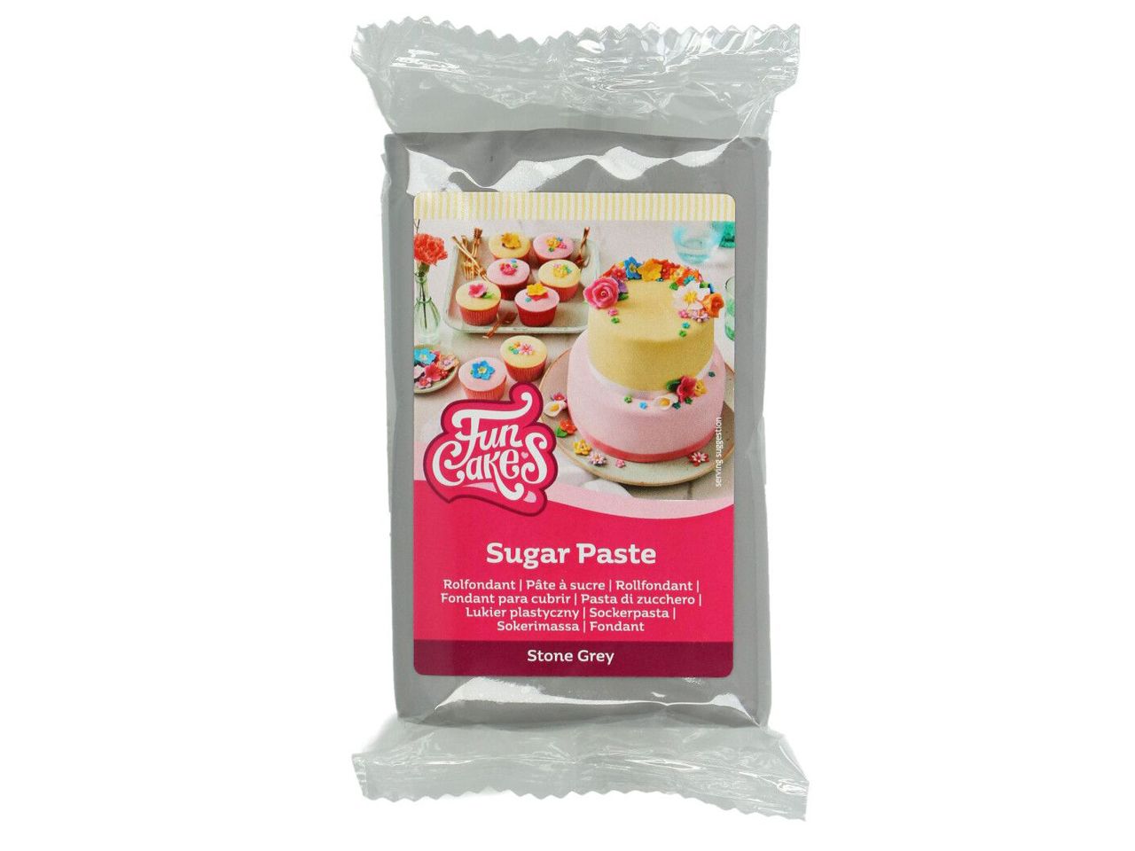 Funcakes - Fondant - Stone Grey - Grau 250g