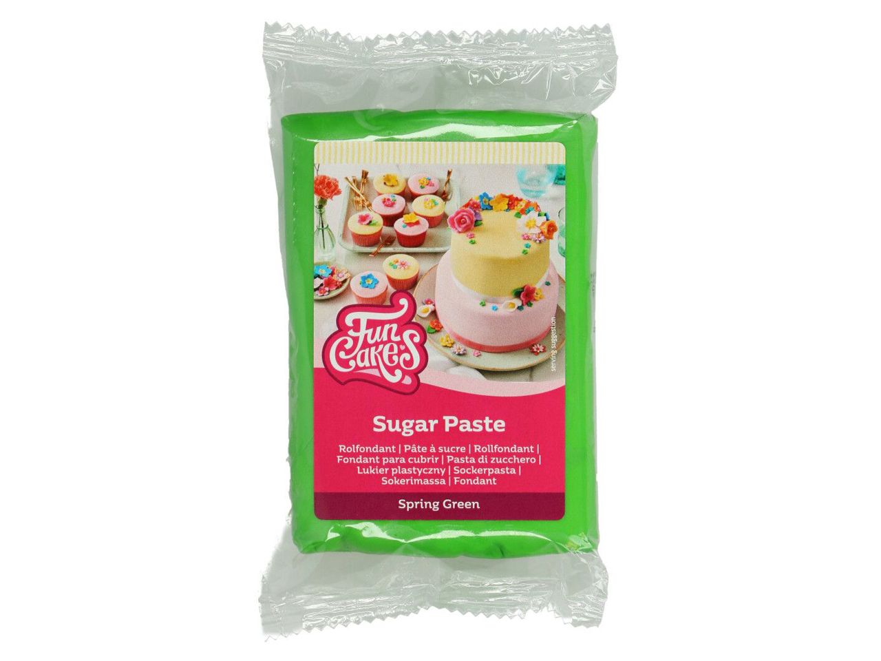 Funcakes - Fondant - Spring Green - Grün 1kg