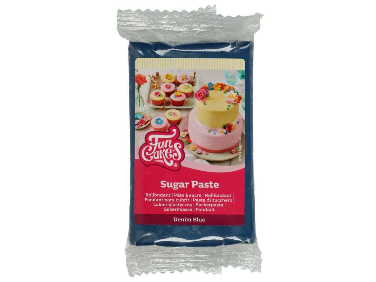Funcakes - Fondant - Denim Blue - Jeans Blau 250g