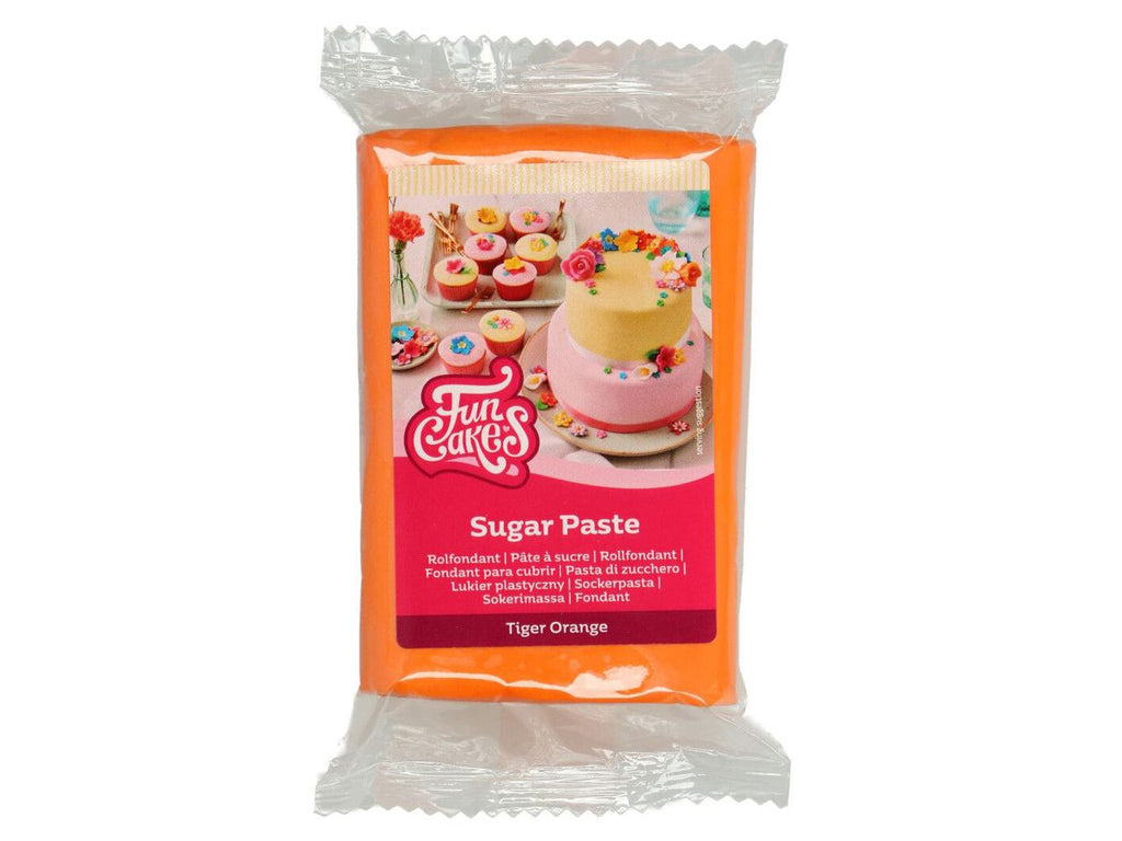 Funcakes - Fondant - Tiger Orange 250g