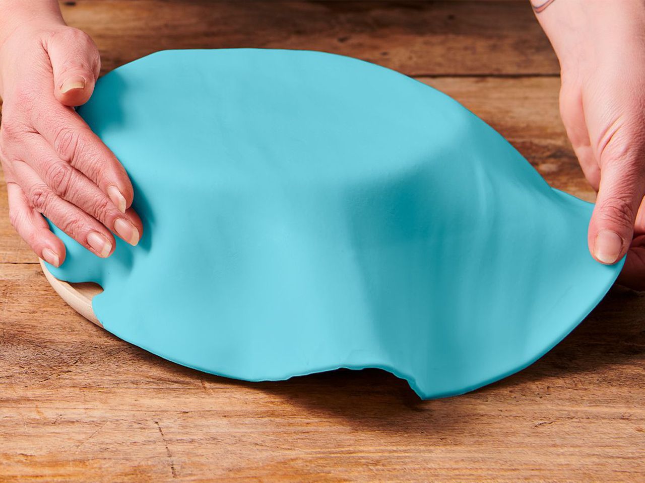 Funcakes - ausgerollter Fondant - Babyblau
