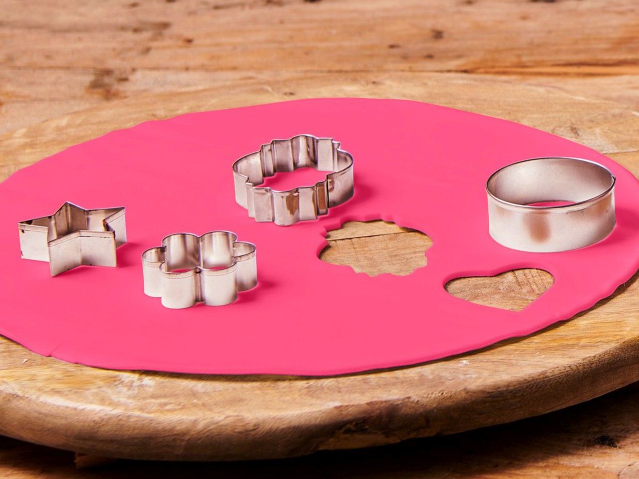 fondant ausstechen und aufbewahren Funcakes - ausgerollter Fondant - Hot Pink – Tortys