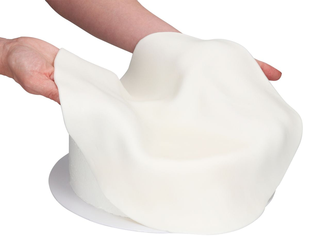 Funcakes - ausgerollter Fondant - Weiss