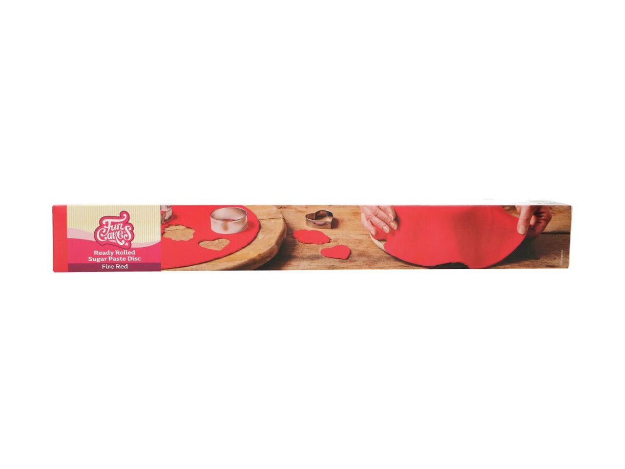 fondant ausstechen und aufbewahren Funcakes - ausgerollter Fondant - Hot Pink – Tortys
