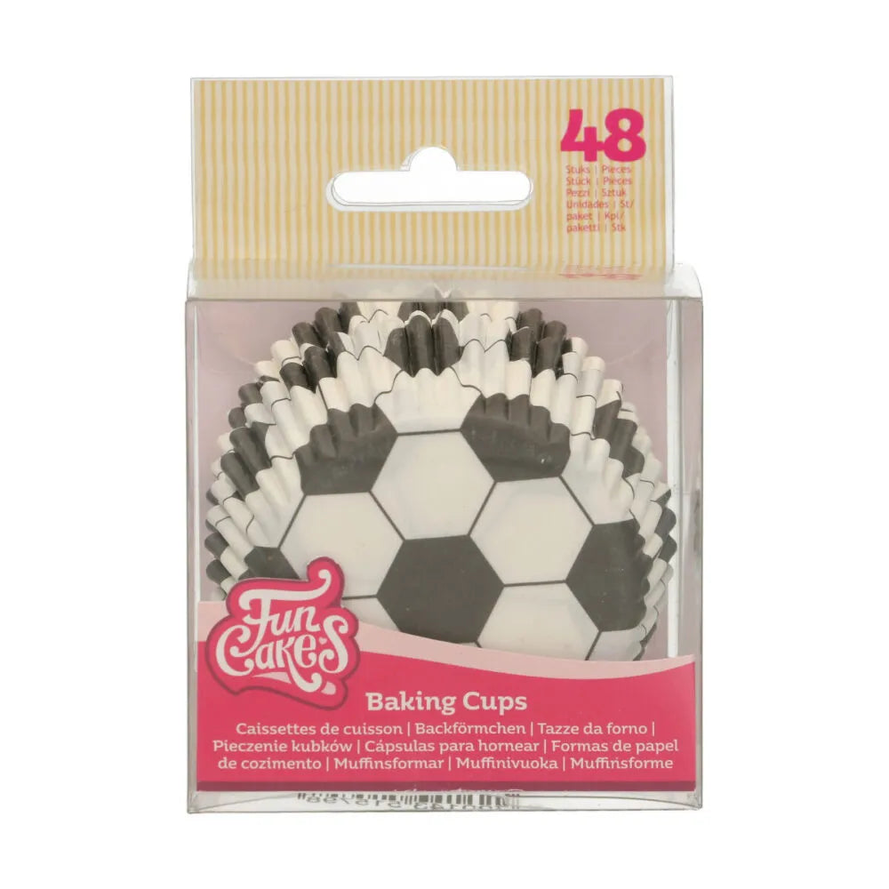 Cupcakes Cups - Fußball 48 Stück