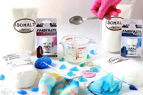 Tortys Isomalt - für essbare Dekoration - Weiß 500g