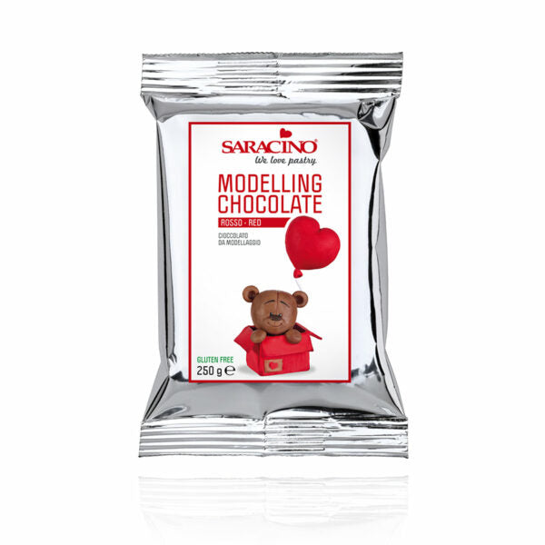 Modellierschokolade Rot - 250g