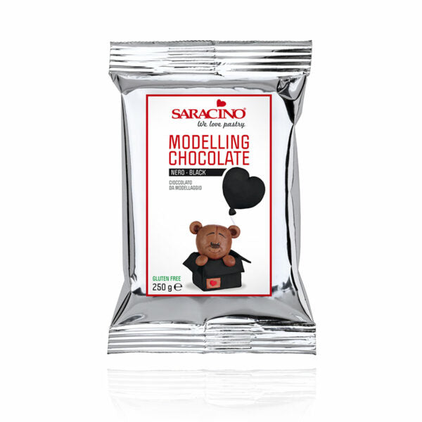 Modellierschokolade Schwarz - 250g