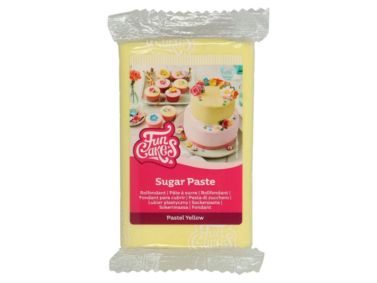 Funcakes - Fondant - Pastellgelb 250g