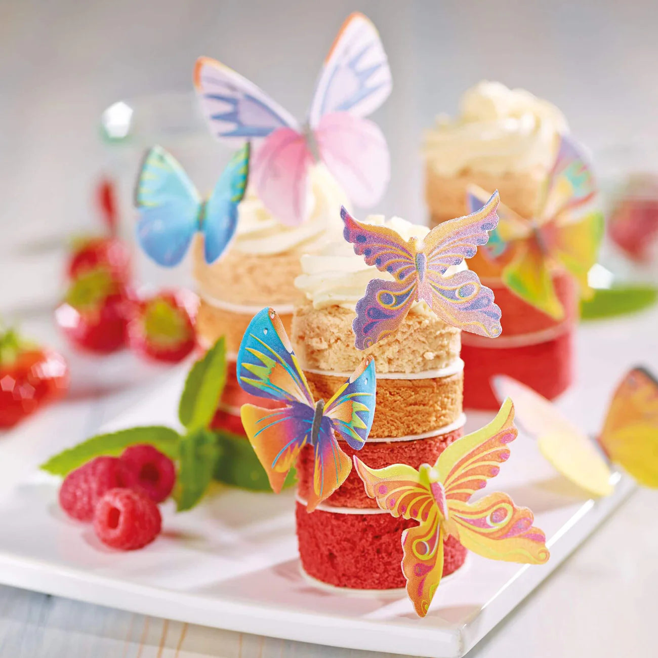 Decocino essbare Schmetterlinge