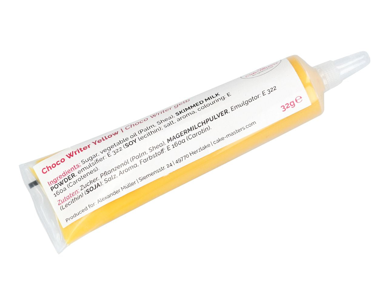 CM Schokoschrift gelb 32g