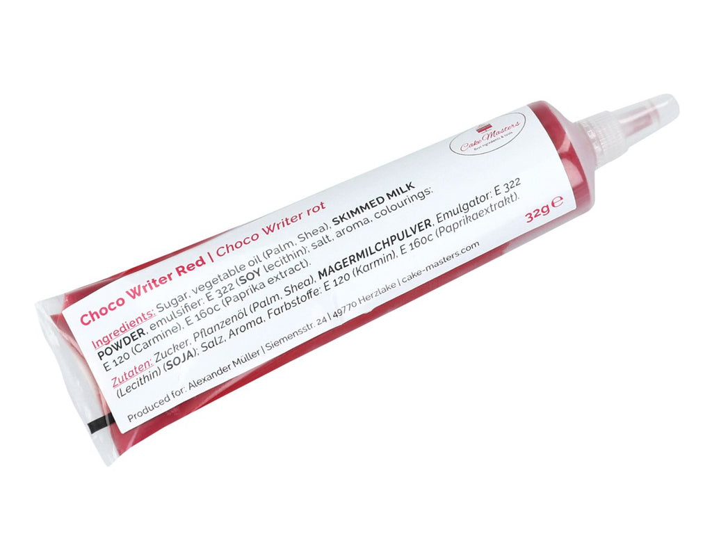 CM Schokoschrift rot 32g