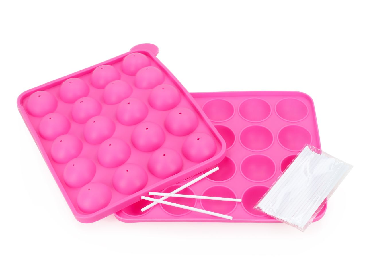 CM Silikonform Cake Pops inkl. 20 Stiele