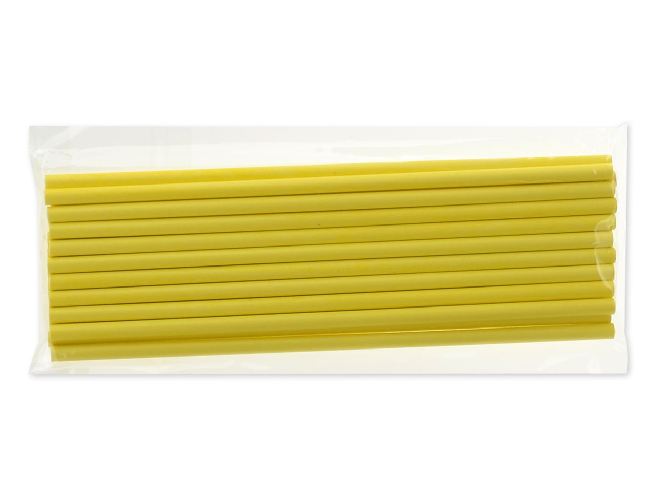 CM - Stiele 15cm gelb - 20 Stück