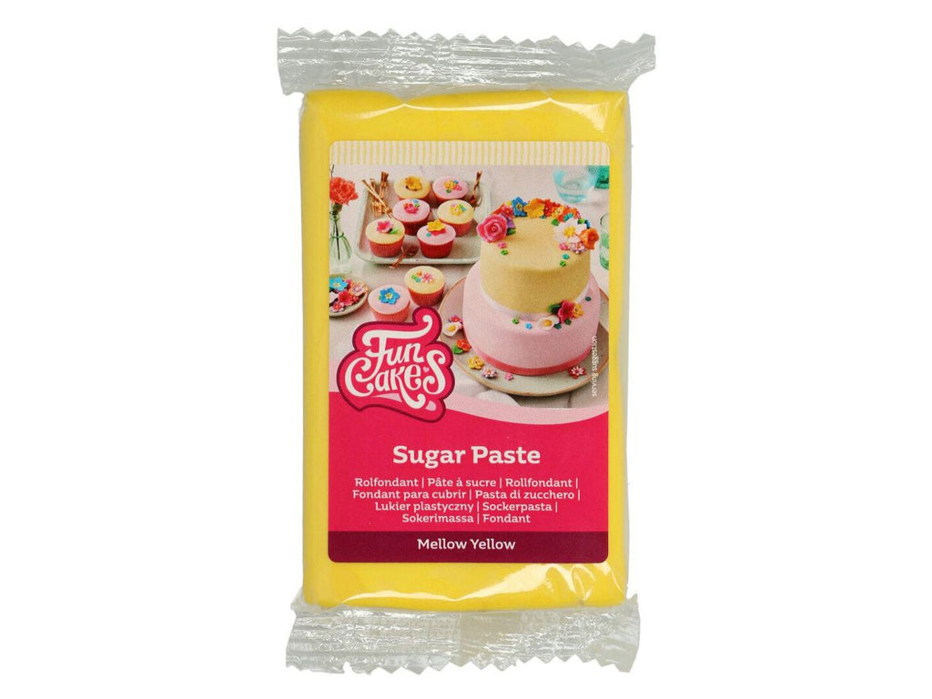 Funcakes - Fondant - Mellow Yellow - Gelb 250g