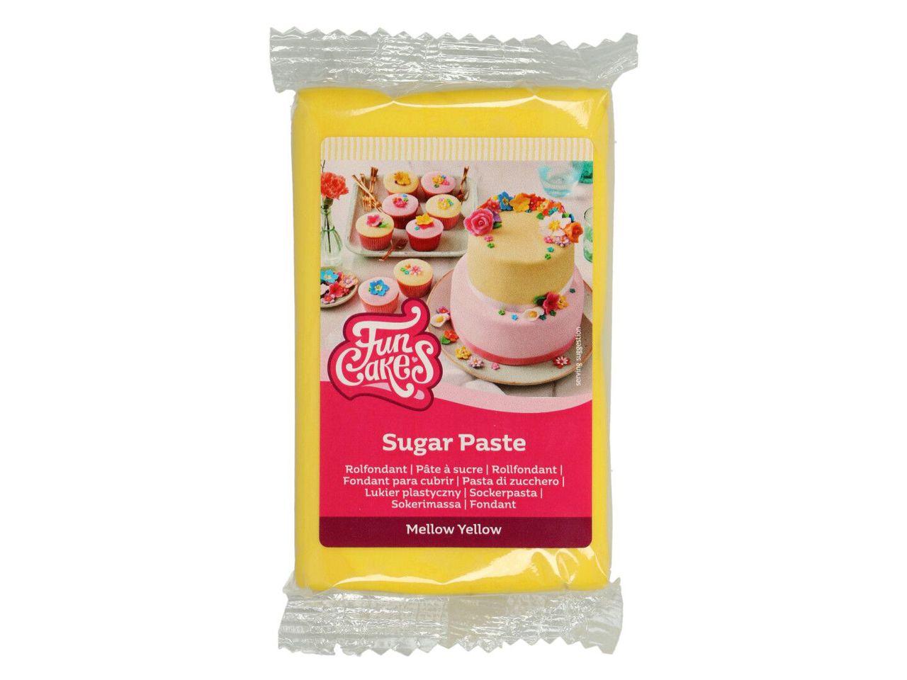 Funcakes - Fondant - Mellow Yellow - Gelb 1kg