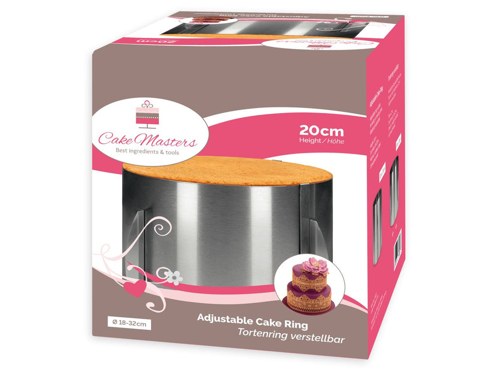 Tortenring verstellbar 20cm hoch