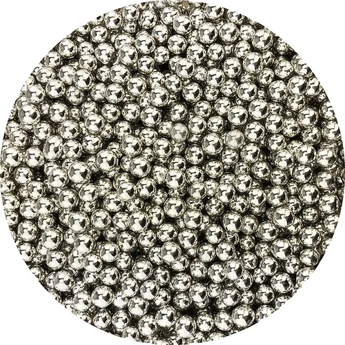Tortys - Choco Balls - Silber Glänzend 70g - 5mm