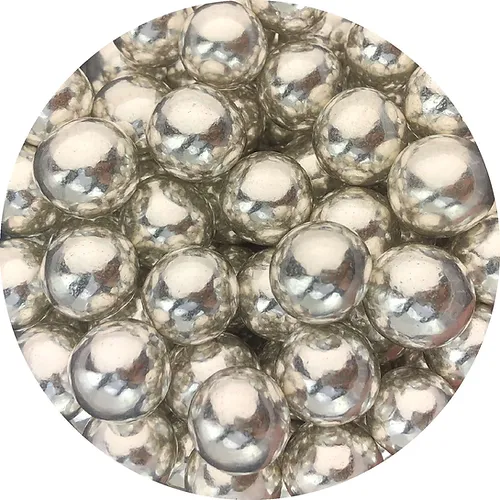 Tortys - Choco BIG Balls - SILBER Glänzend 65g - 15mm