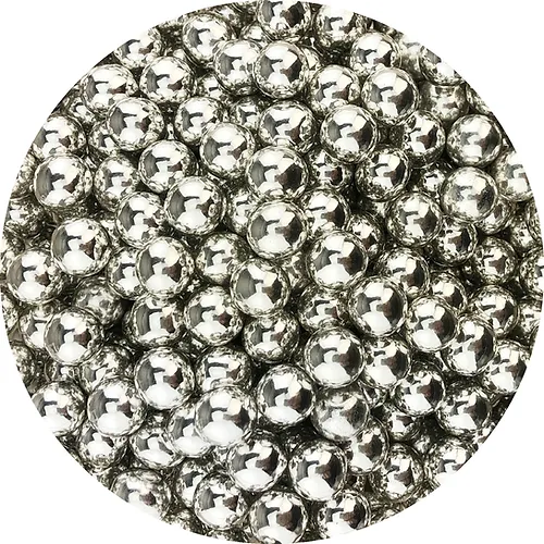 Tortys - Choco Balls - Silber Glänzend 60g - 10mm