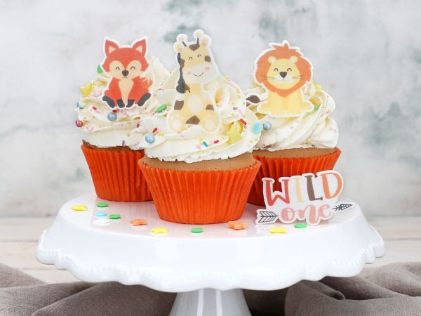 CM Wafer Paper Wildtiere 16 Stück vorgestanzt