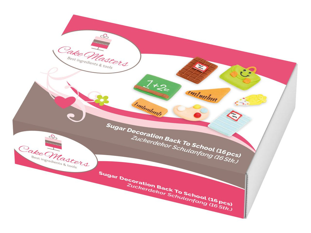 CM Zuckerdekor Schulanfang 16-teilig