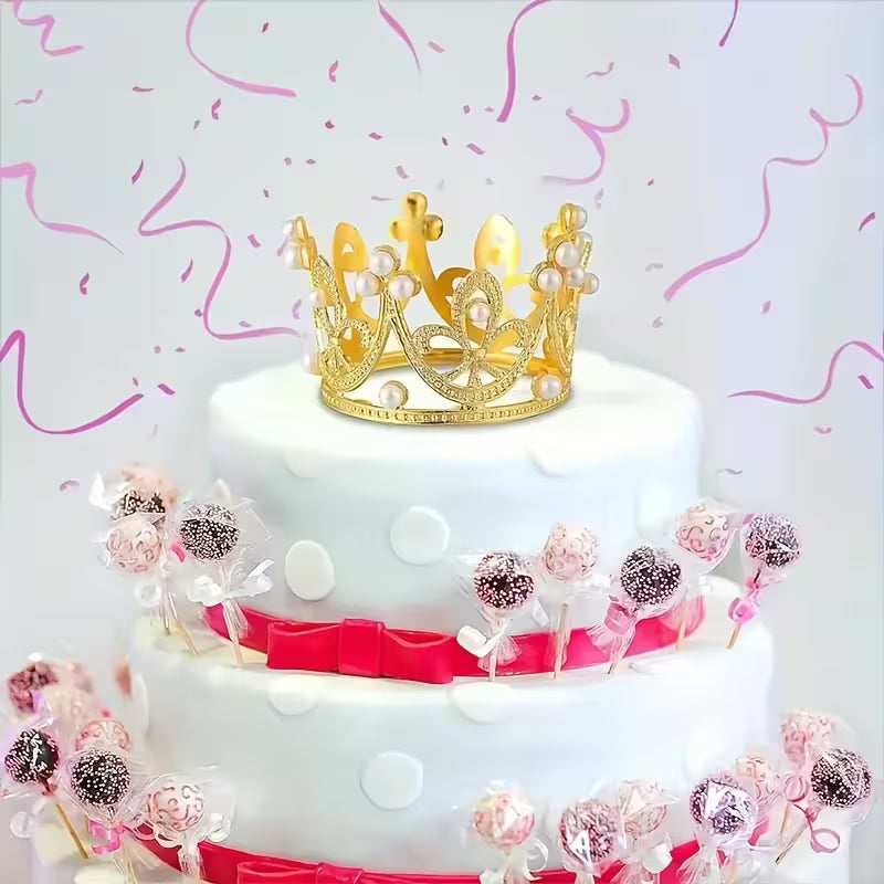 Mini-Kronen-Kuchen-Topper