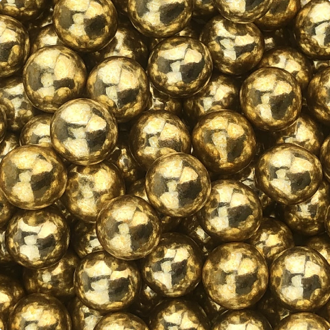 Tortys - Choco Balls - Gold Glänzend 80g  9-10 mm