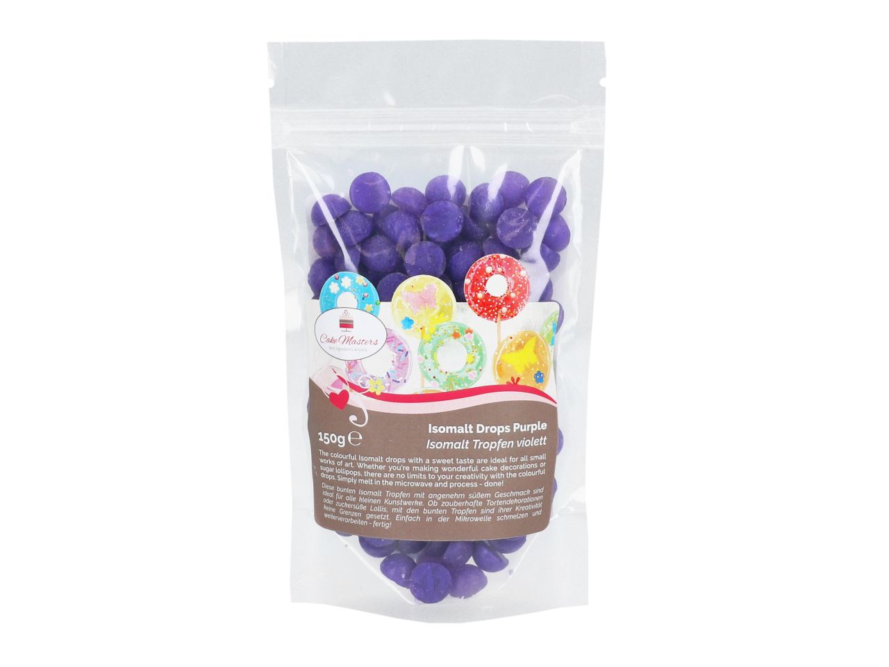 CM- Isomalt Tropfen violett