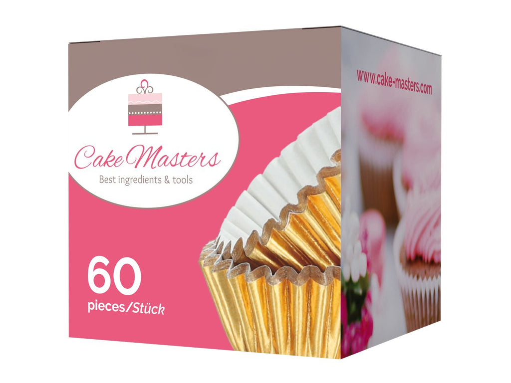 CM Pralinenkapseln- Gold 60 Stk.