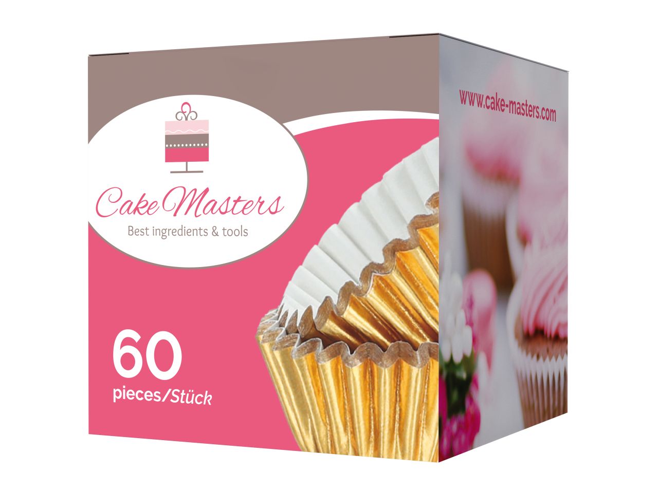 CM Pralinenkapseln- Gold 60 Stk.