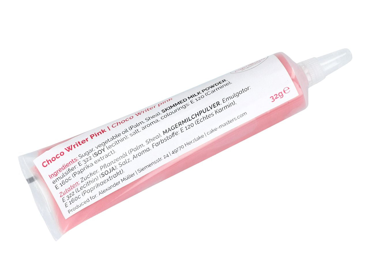 CM Schokoschrift pink 32g