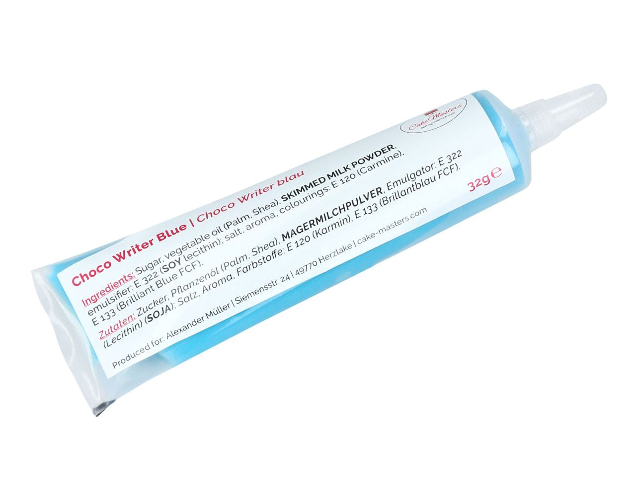 CM Schokoschrift hellblau 32g