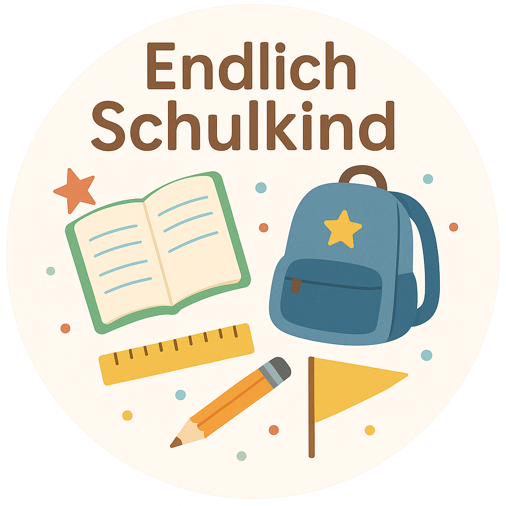 Essbares Tortenbild -  Endlich Schulkind