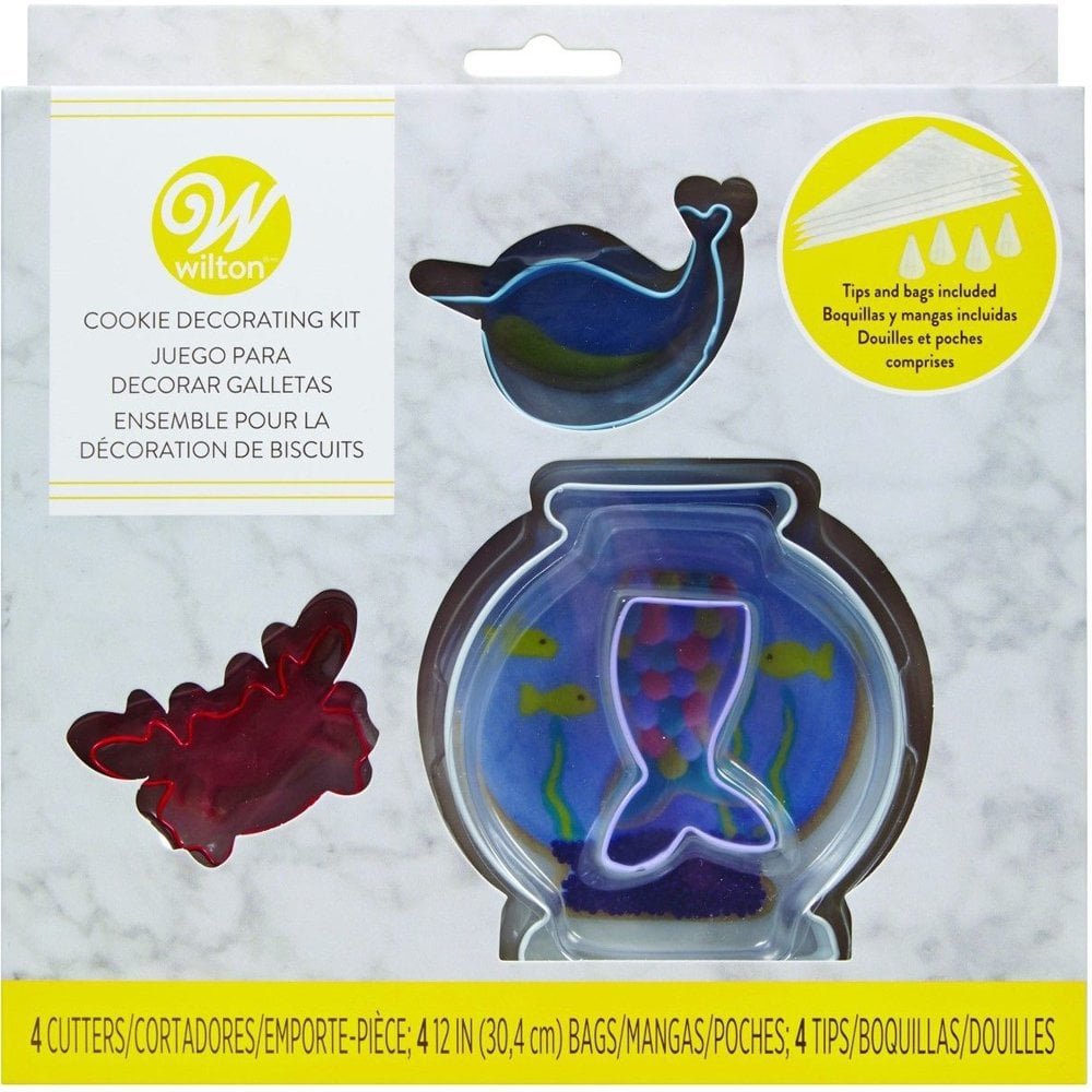 Wilton Ausstechform & Dekorier-Set